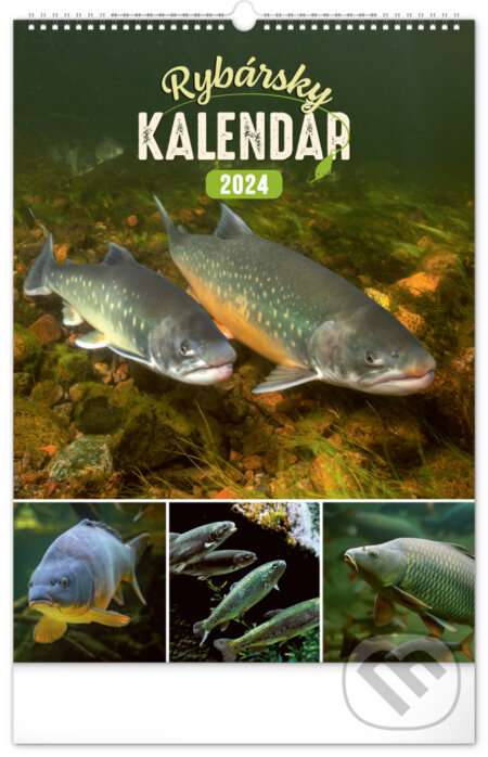 Nástenný Rybársky kalendár 2024, Notique, 2023