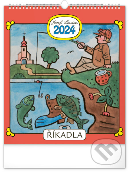 Nástěnný kalendář Josef Lada – Říkadla 2024 - Josef Lada, Notique, 2023
