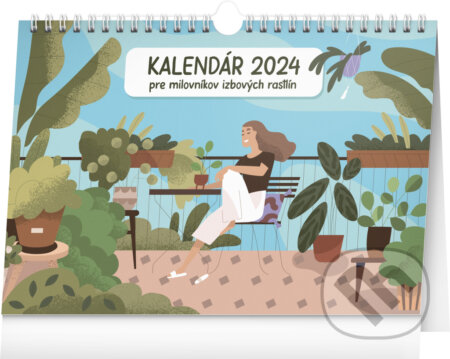 Stolový kalendár pre milovníkov izbových rastlín 2024, Notique, 2023