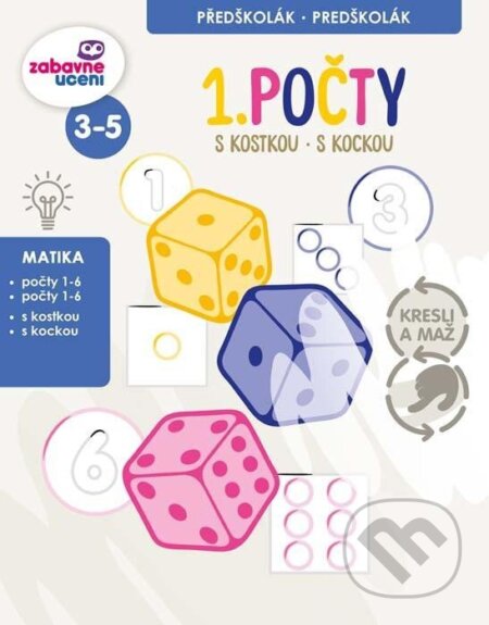 První počty (stíratelný sešit) (Kresli a maž) - kniha z kategorie Naučné knihy