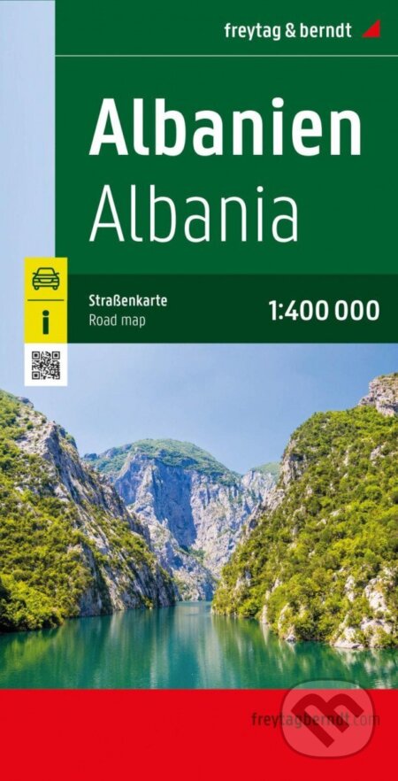 Albánie 1:400 000 / automapa, freytag&berndt, 2023