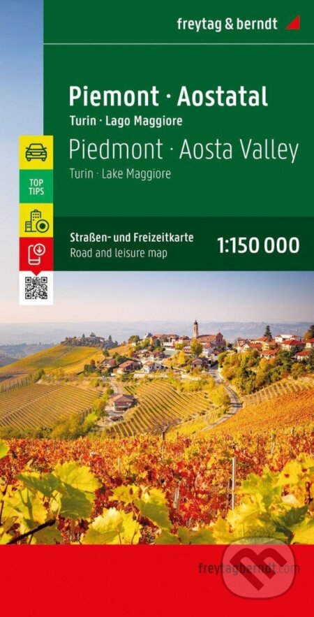 Piedmont-Aosta Valley 1:150 000 / automapa, freytag&berndt, 2021