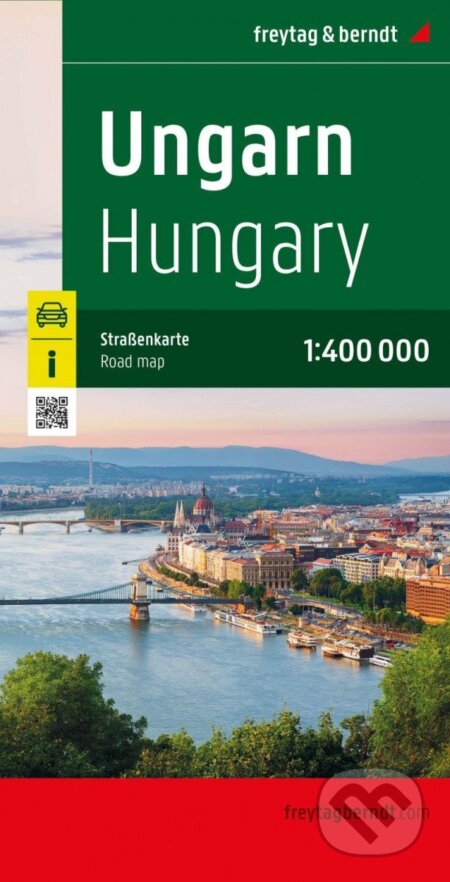 Maďarsko 1:400 000 / automapa, freytag&berndt, 2023