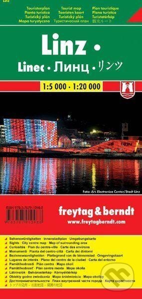 Linec 1:5 000/1:20 000 / plán města, freytag&berndt, 2014