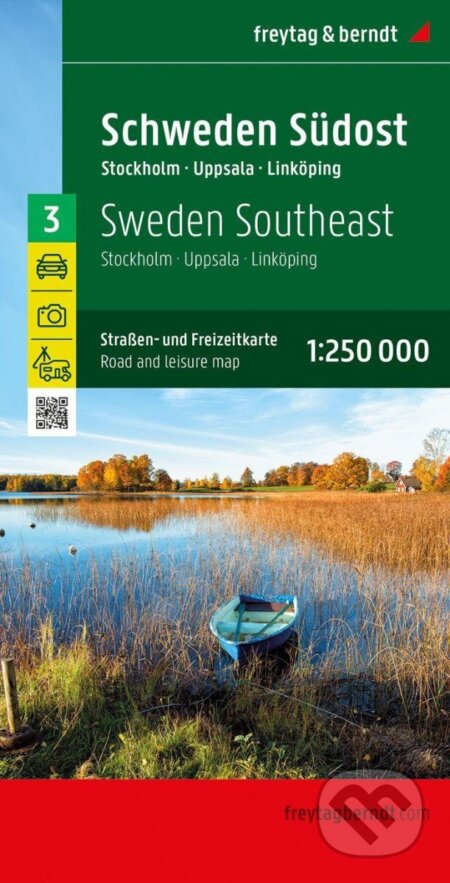 Švédsko jihovýchod 1:250 000 / automapa, freytag&berndt, 2022