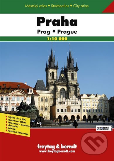 Atlas Praha - 1:10 000, freytag&berndt, 2005