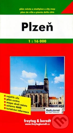 Plzeň 1:16 000 (plán města), freytag&berndt, 2003