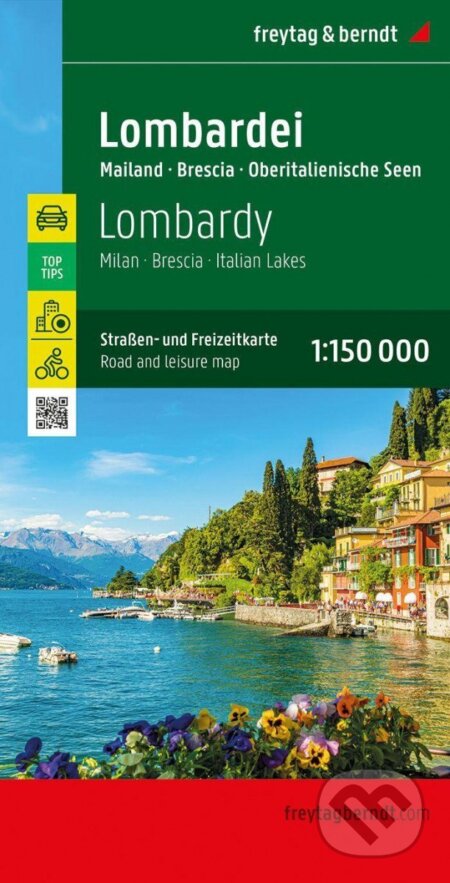 Lombardie 1:150 000 / automapa, freytag&berndt, 2022