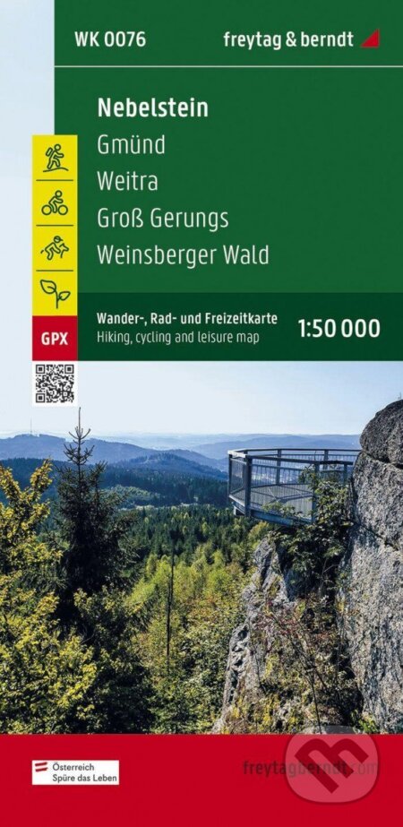 Nebelstein 1:50 000 / turistická a cykloturistická mapa, freytag&berndt, 2022