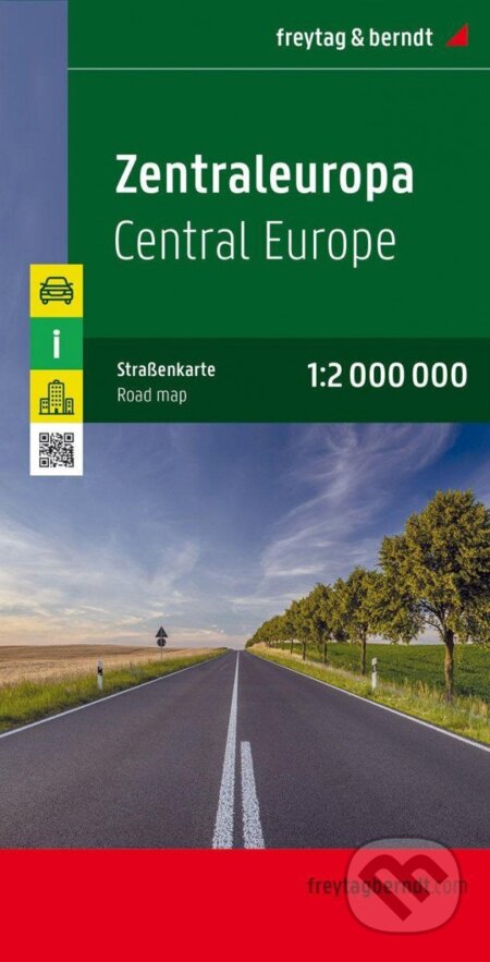 Evropa střední 1:2 000 000 / automapa, freytag&berndt, 2019