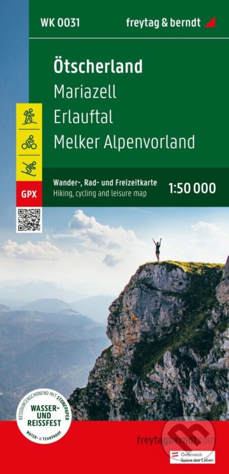 Ötscherland 1:50 000 / turistická a cykloturistická mapa, freytag&berndt, 2022
