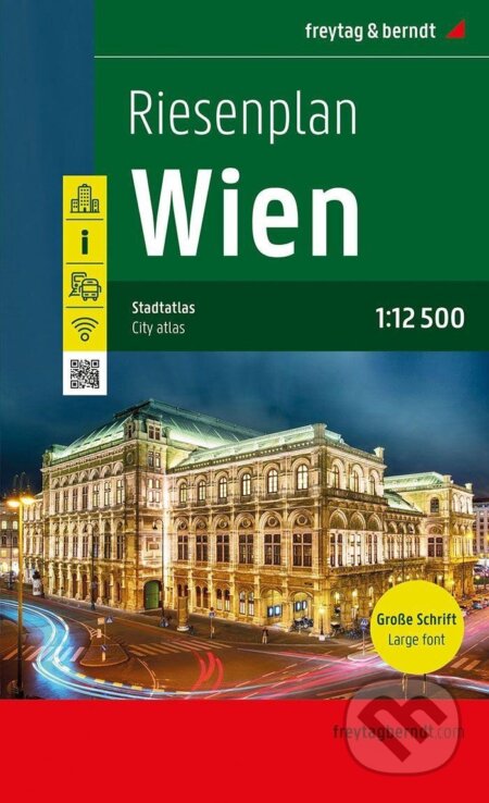 Vídeň 1:12 500 / plán města, freytag&berndt, 2022
