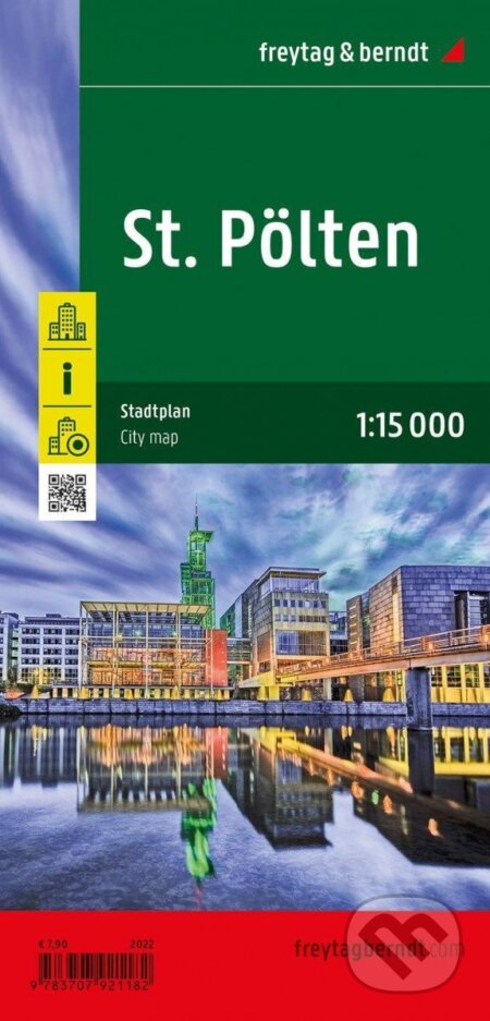 St. Pölten 1:15 000 / plán města (freytag&berndt)