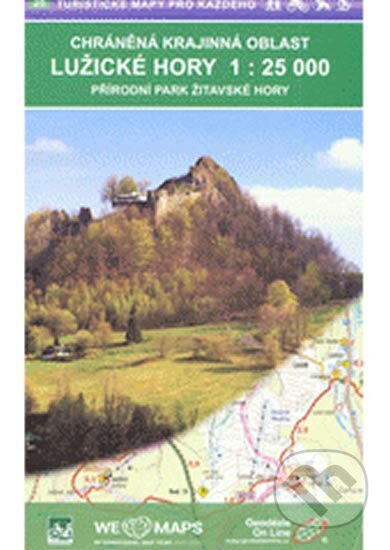 Lužické hory, Žitavské hory 1:25T /25 Turistické mapy pro každého, Geodezie On Line, 2015