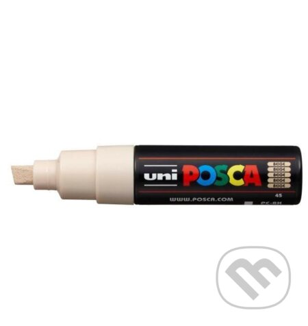 Posca akrylový popisovač PC-8K, 8 mm, béžová (se širokým, seříznutým hrotem)