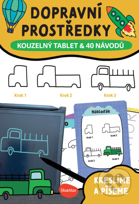 Dopravní prostředky (Kouzelný tablet & 40 návodů) - Charlotte Pepper - kniha z kategorie Naučné knihy
