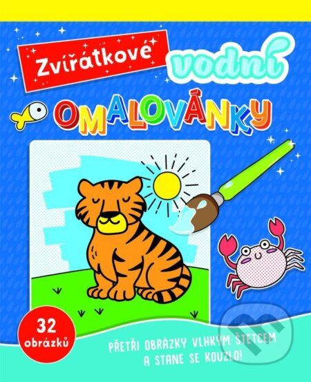 Zvířátkové vodní omalovánky - kniha z kategorie Omalovánky