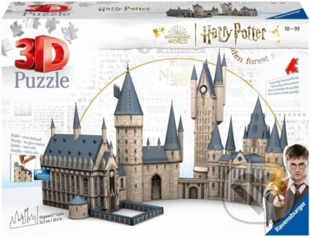 3D Harry Potter: Bradavice - Velká síň a Astronomická věž, Ravensburger, 2023