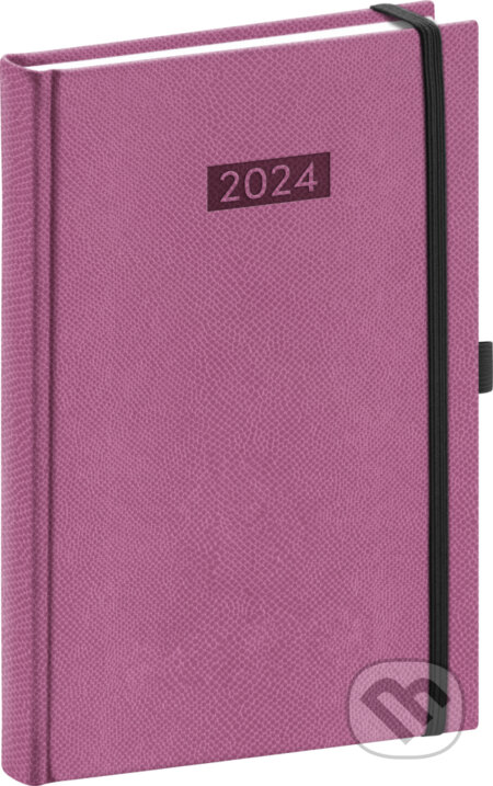 Denní diář Diario 2024, ružový, Presco Group, 2023