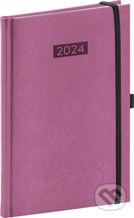 Týdenní diář Diario 2024, ružový, Notique, 2023