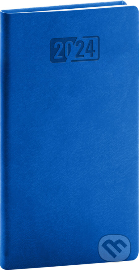 Kapesní diář Aprint 2024, modrý, Notique, 2023