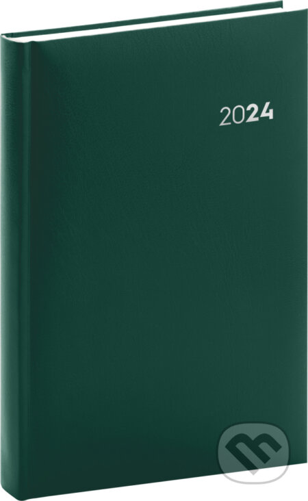Denný diár Balacron 2024, zelený, Notique, 2023
