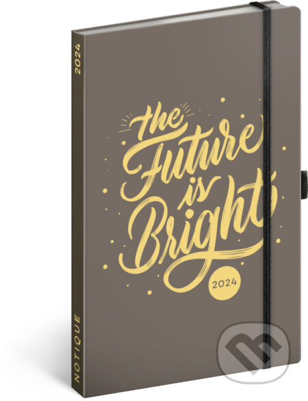 Týdenní diář Future Is Bright 2024, Notique, 2023