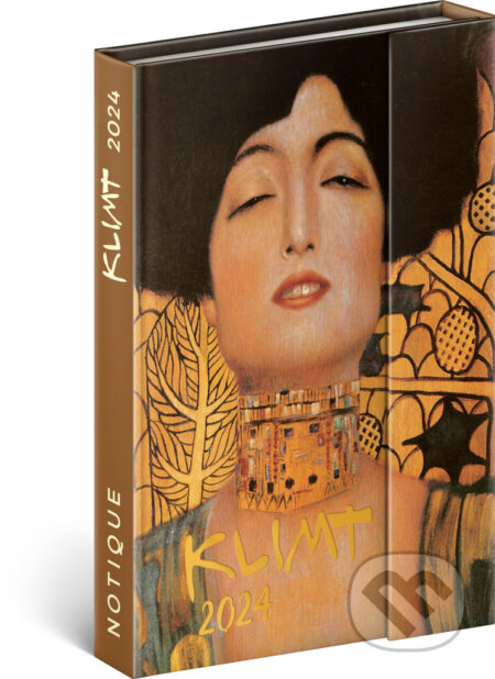 Týdenní magnetický diář Gustav Klimt 2024, Notique, 2023