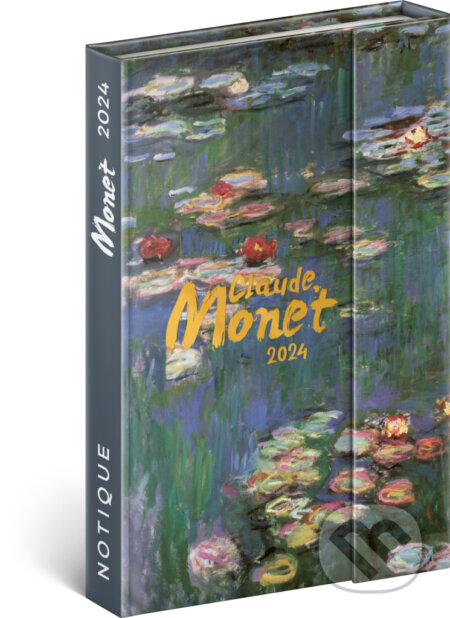 Týdenní magnetický diář Claude Monet 2024, Notique, 2023