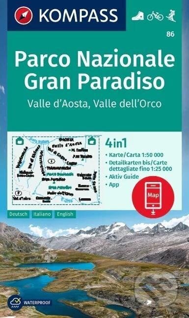 Parco Nazionale Gran Paradiso, Valle d&#039;Aosta, Valle dell&#039;Orco 1:50 000, Marco Polo, 2023