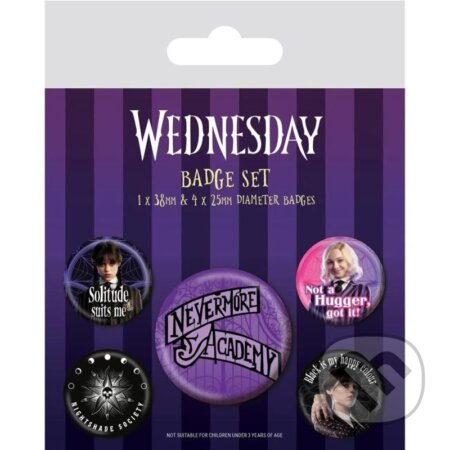 Wednesday - set odznakov
