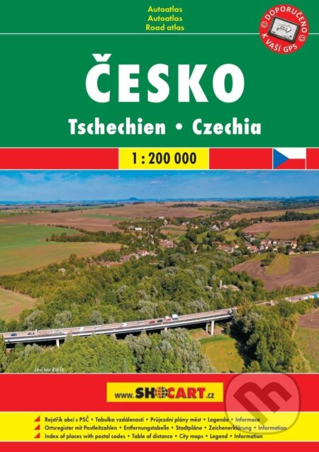 Česko 1:200 000 / autoatlas ..., SHOCart, 2023