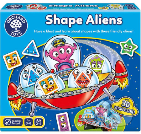 Učte se tvary s mimozemšťany, Orchard Toys, 2023