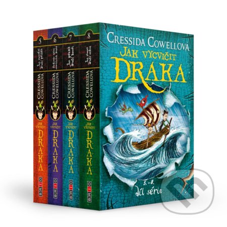 Jak vycvičit draka 5.-8.díl série (4 knihy) - Cressida Cowell, Brio, 2020