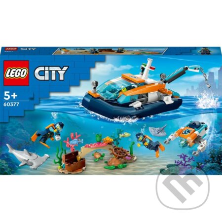 LEGO® City 60377 Prieskumná ponorka potápačov, LEGO, 2023