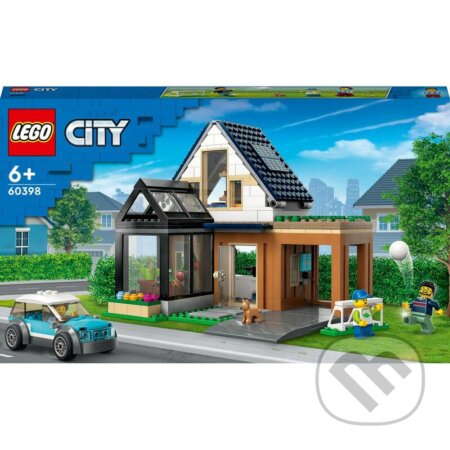LEGO® City 60398 Rodinný dom a elektromobil, LEGO, 2023
