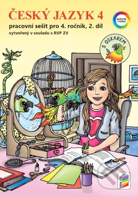 Český jazyk 4, 2. díl s Oskarem (barevný pracovní sešit) - kniha z kategorie 1. stupeň