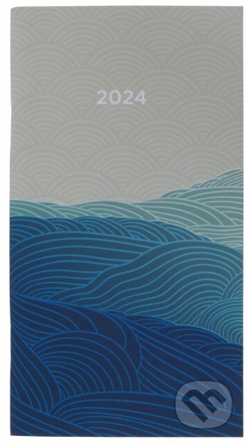 Vreckový diár 2024 14-dňový - Vlny, Albi, 2023