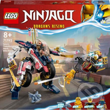 LEGO® NINJAGO® 71792 Sora a jej transformačný motorobot, LEGO, 2023