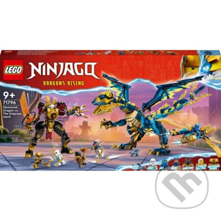 LEGO® NINJAGO® 71796 Živelný drak proti robotovi cisárovnej, LEGO, 2023