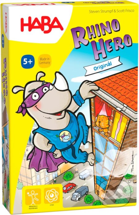 Rhino Hero SK CZ verzia (Haba Spoločenská hra pre deti)