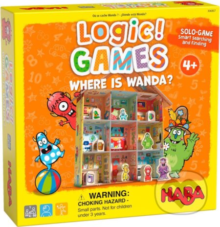 Logická hra pre deti Kde je Wanda, Haba, 2023