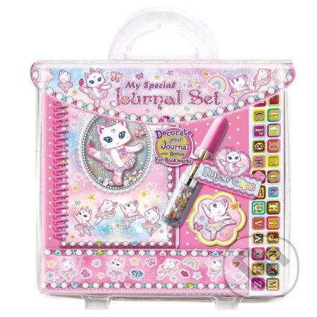 Deník s doplňky - Kočka