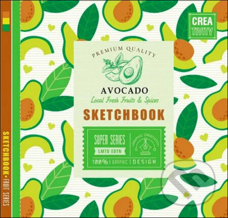 Sketchbook AVOCADO 20 x 20 cm