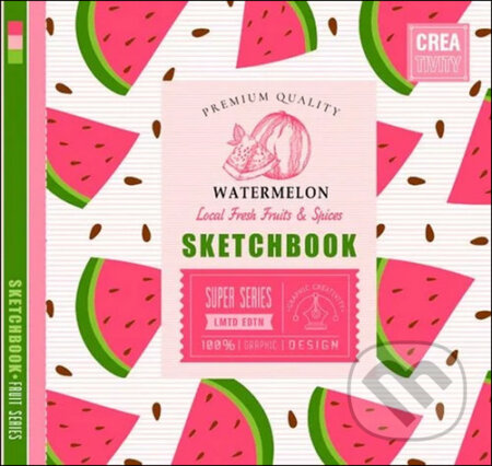 Sketchbook WATERMELON 20 x 20 cm, Ditipo a.s., 2023