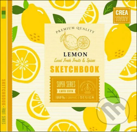 Sketchbook LEMON 20 x 20 cm, Ditipo a.s., 2023
