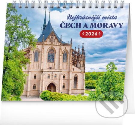 Stolní kalendář Nejkrásnější místa Čech a Moravy 2024, Notique, 2023