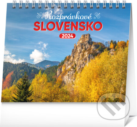 Stolový kalendár Rozprávkové Slovensko 2024, Notique, 2023