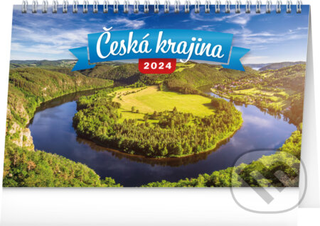 Stolní kalendář Česká krajina 2024, Notique, 2023