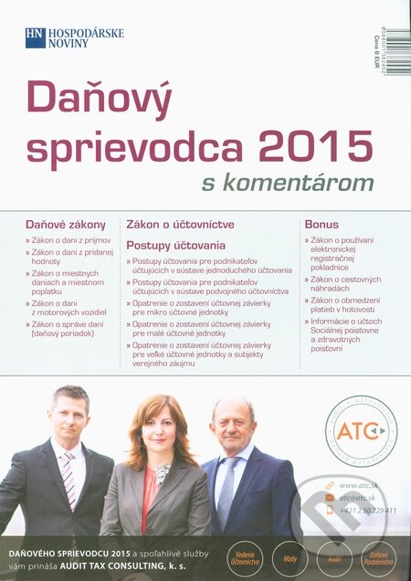 Daňový sprievodca 2015, Hospodárske noviny, 2015